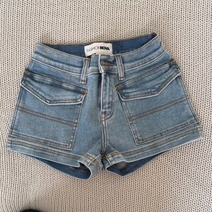 Fashion Nova Light Blue Jean Shorts